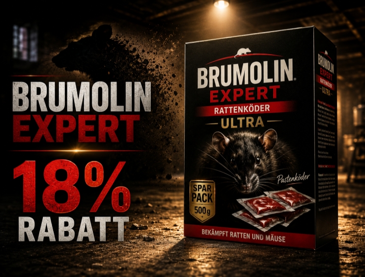 Rattengift Brumolin Expert | 18% Rabatt