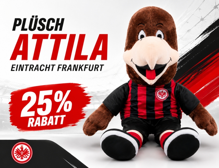 Plüsch Attila Eintracht Frankfurt | 25% Rabatt