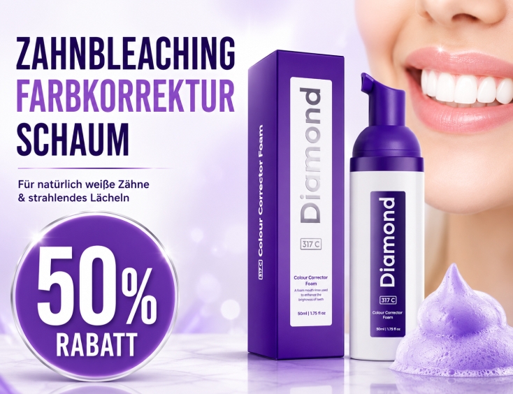 Zahnbleaching Farbkorrektur Schaum | 50% Rabatt