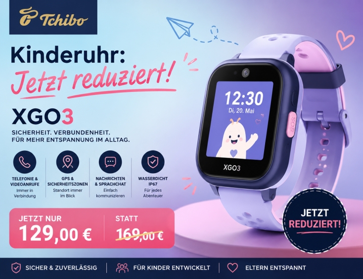 Kinderuhr: Jetzt reduziert!