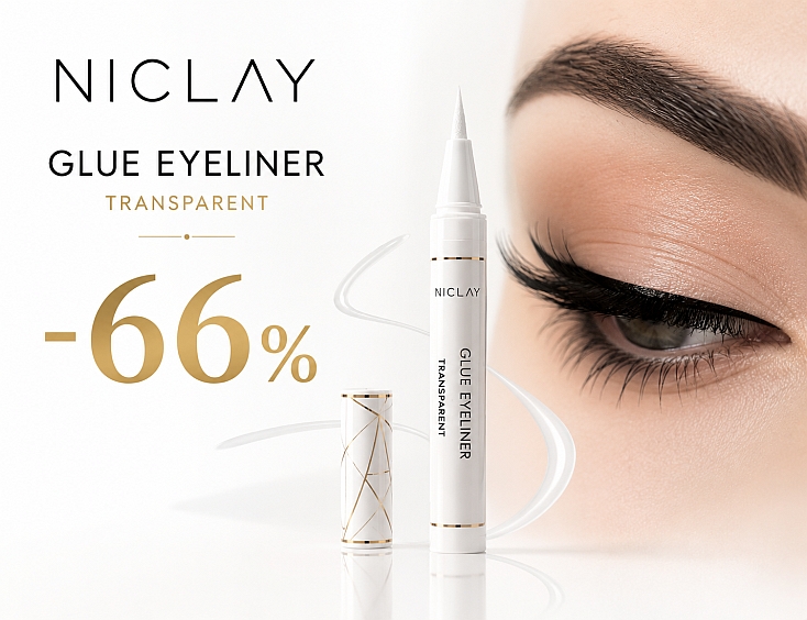 NICLAY Glue Eyeliner Transparent -66%