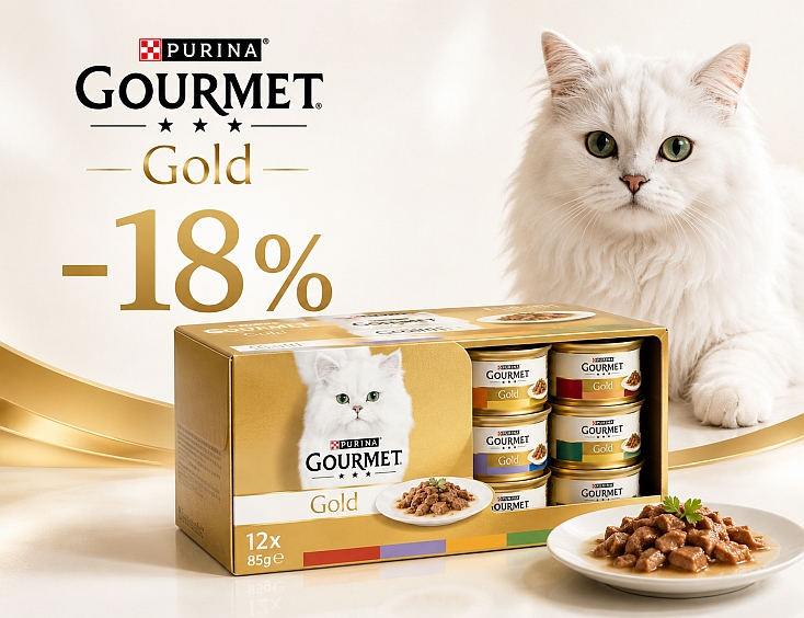 PURINA Gourmet Gold Katzennahrung -18%