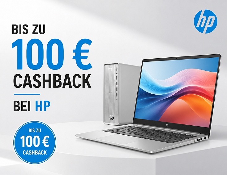 Bis zu 100 € Cashback bei HP