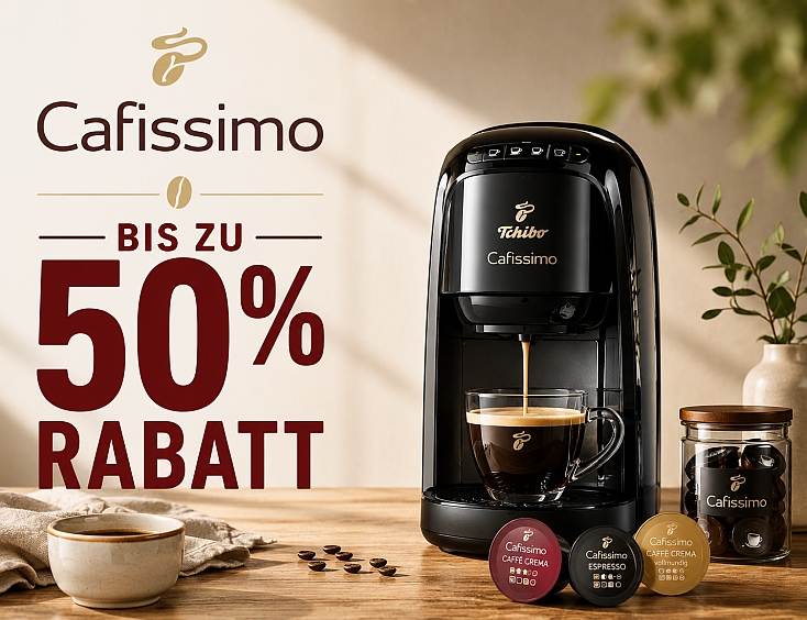 Cafissimo Maschinen bis zu 50% Rabatt