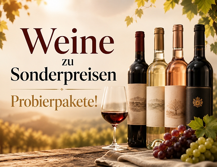 Weine zu Sonderpreisen - Probierpakete!