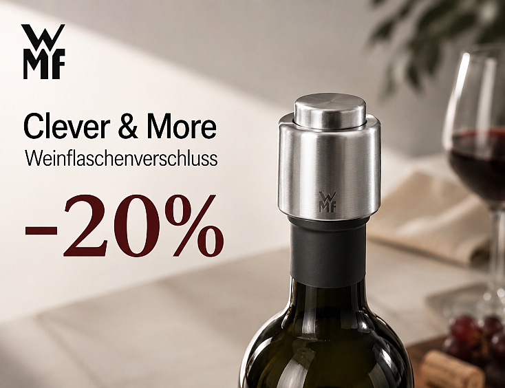 WMF Clever &amp; More Weinflaschenverschluss -20%
