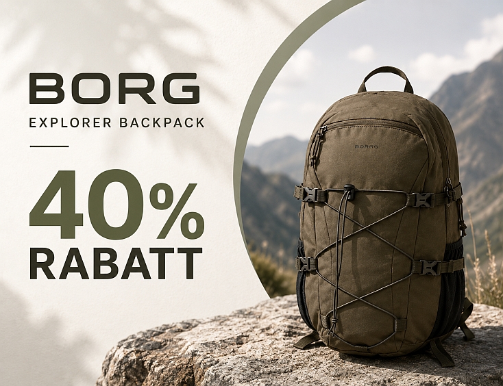 Borg Explorer Backpack | 40% Rabatt