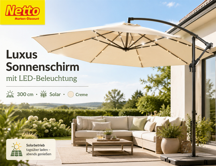 Luxus Sonnenschirm 