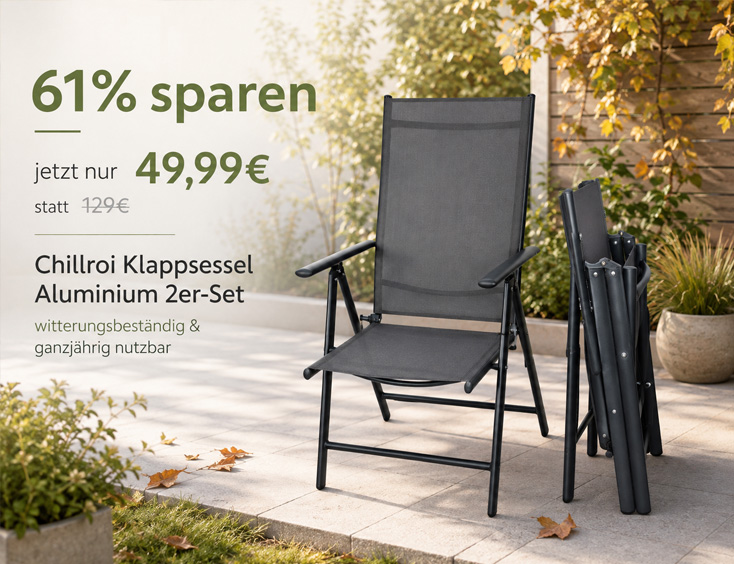 CHILLROI Klappsessel 