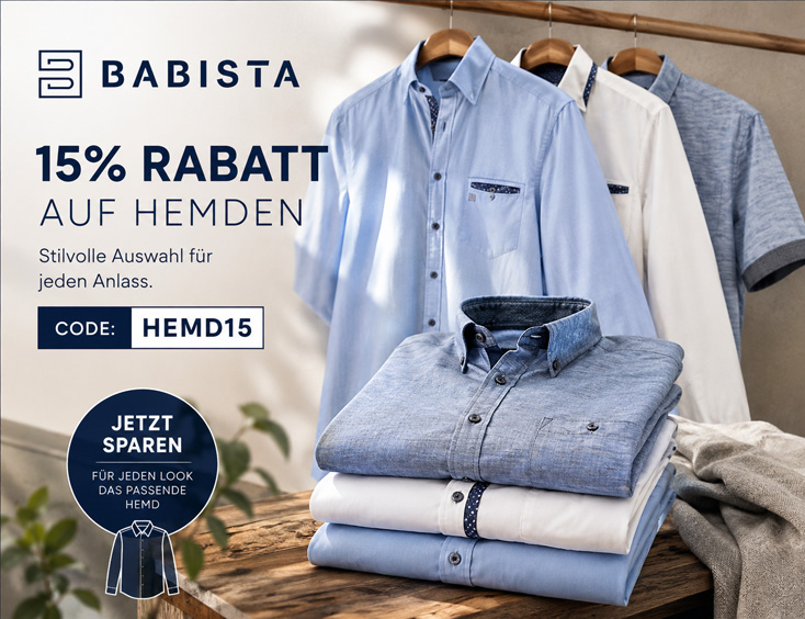 15% auf Hemden