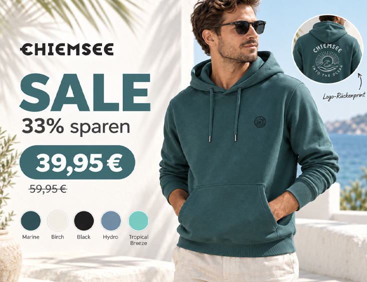 Unifarbenes Kapuzensweatshirt 