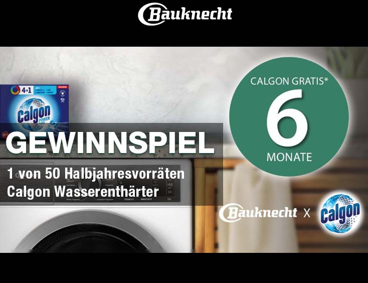 Bauknecht - 6 Monate gratis Calgon Wasserenthärter