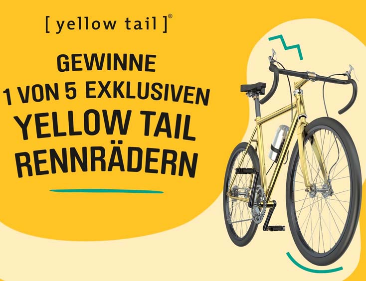 [yellow tail] Rennrad gewinnen