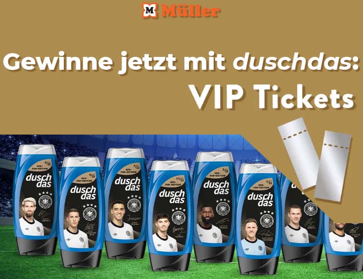 Fussball-Gewinnspiel Müller