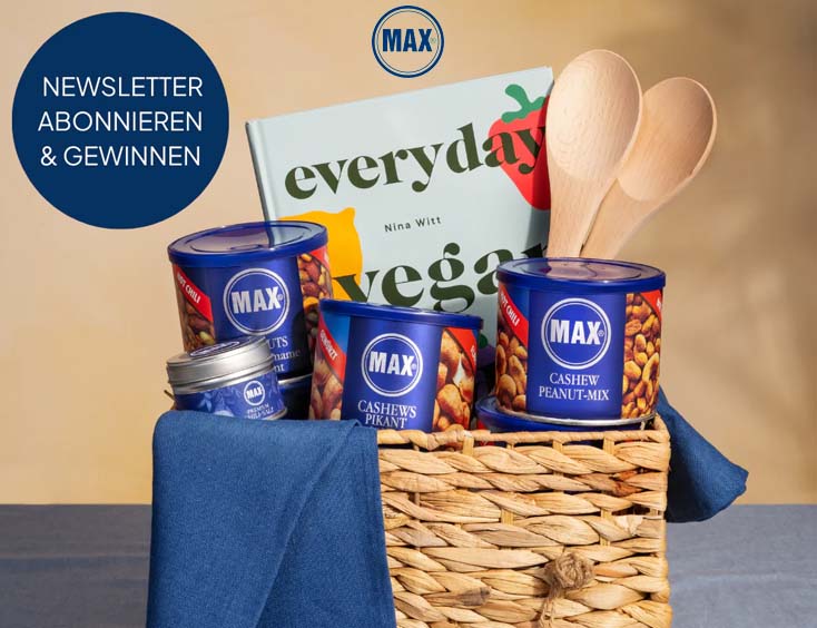MAX x foodykani Nusspaket inkl. Kochbuch