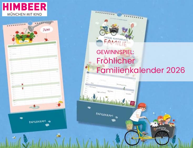 Fröhlicher Familienkalender 2026 