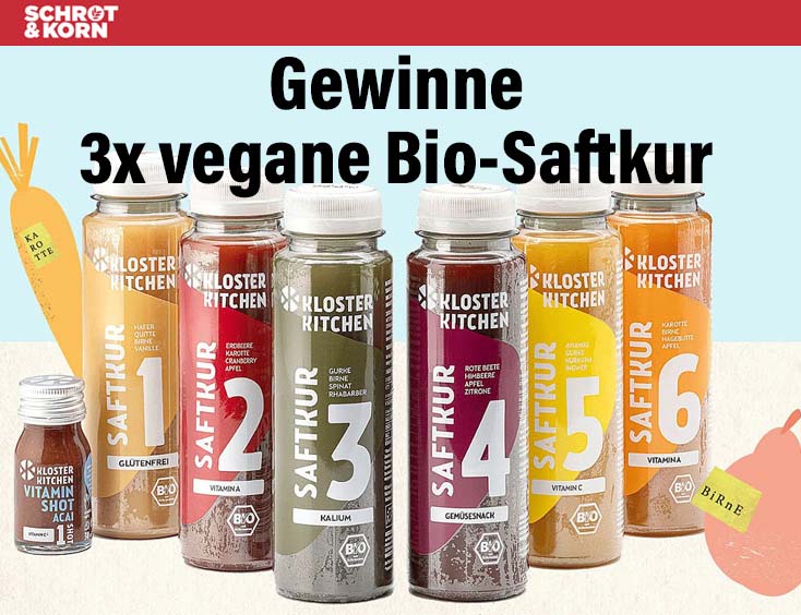 Vegane Saftkur von Kloster Kitchen