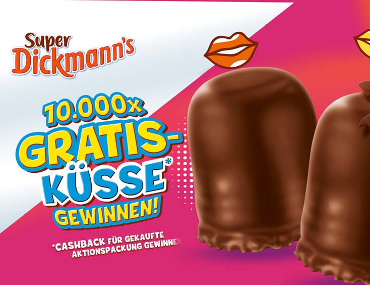 10.000x Super Dickmann's Gratis