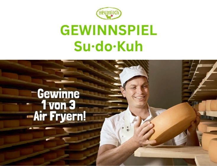 Sichere dir die Chance auf 1 von 3 brandneuen Airfryern – jetzt mitmachen und gewinnen!