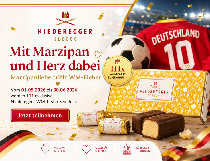 Niederegger WM-T-Shirts gewinnen