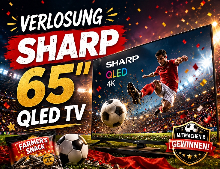 Verlosung SHARP 65" QLED TV