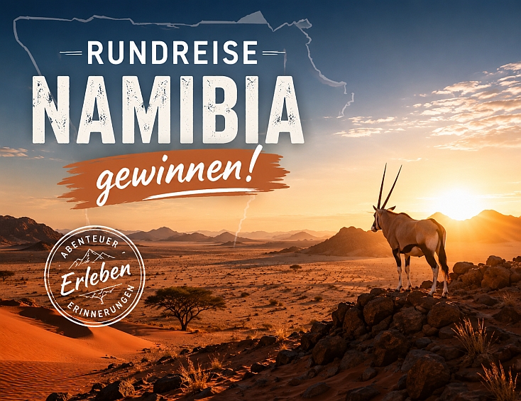 Rundreise Namibia gewinnen