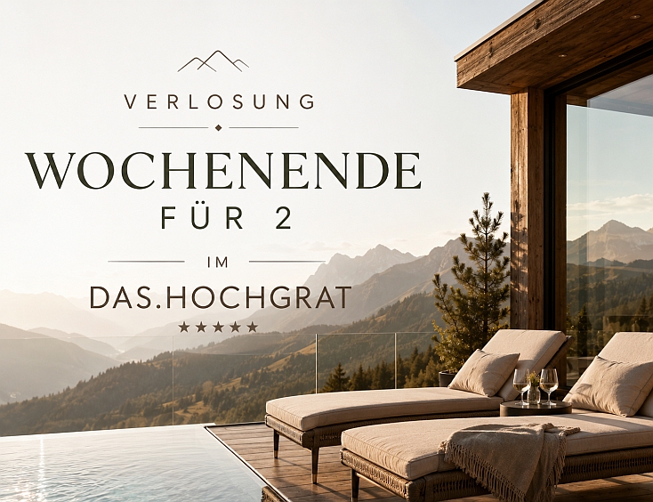 Wochenende für 2 im DAS.HOCHGRAT
