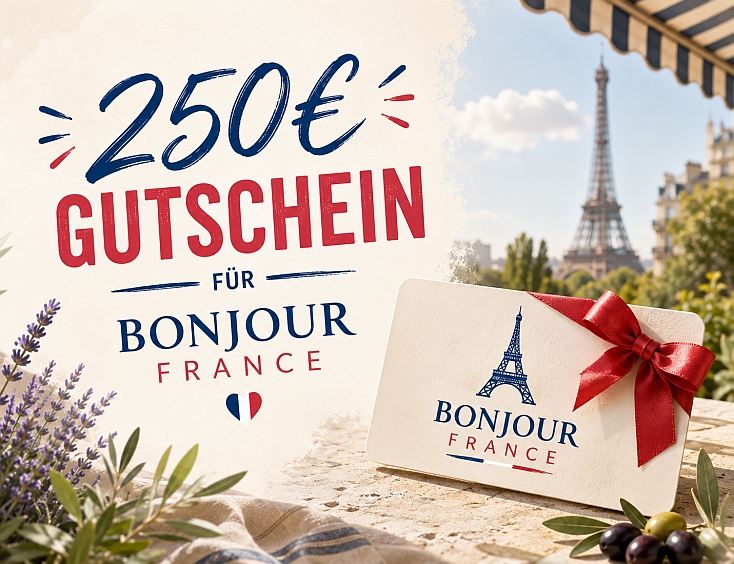 250€ Gutschein für BONJOUR FRANCE gewinnen
